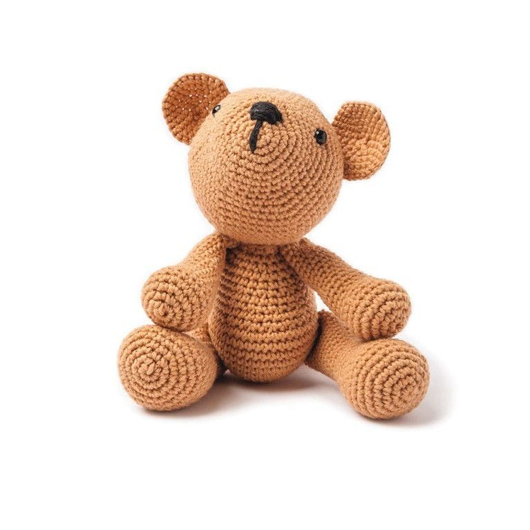 Modèle d'ourson caramel