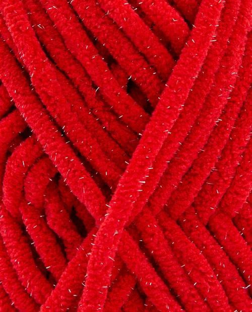 Pingo Chenille Glitter Rouge