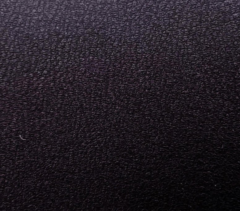 Fond de sac en cuir rectangulaire moyen noir
